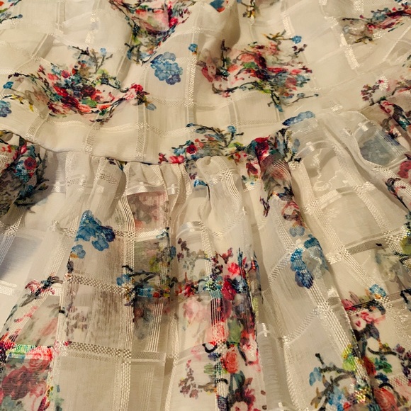 Never worn Maeve/Anthropology floral dress size 12 - Picture 5 of 6